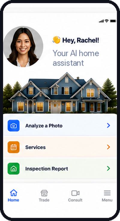 The Inspect Canada app branded for a real-estate agent