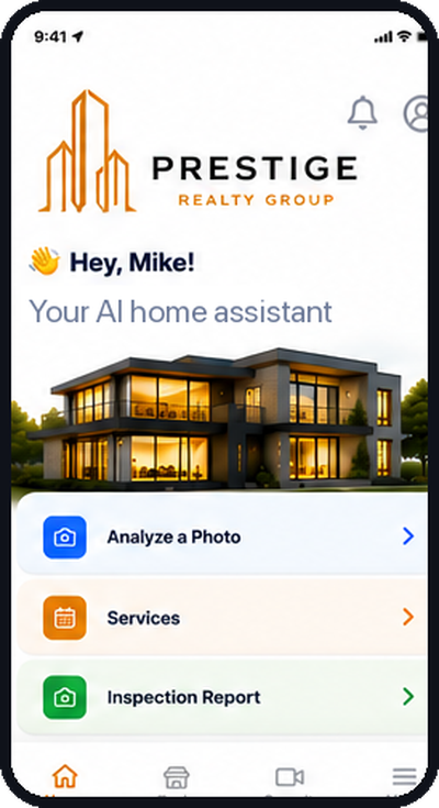 The Inspect Canada app branded for a real-estate brokerage