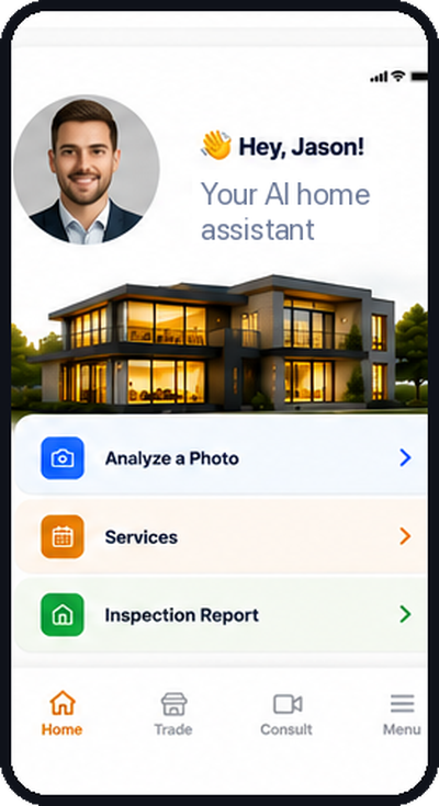 The Inspect Canada app branded for a real-estate agent