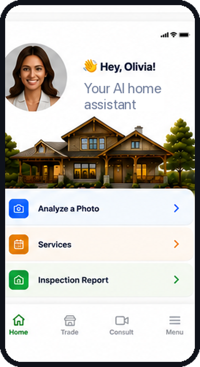 The Inspect Canada app branded for a real-estate agent
