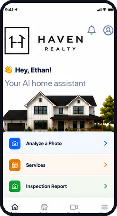 The Inspect Canada app branded for a real-estate brokerage