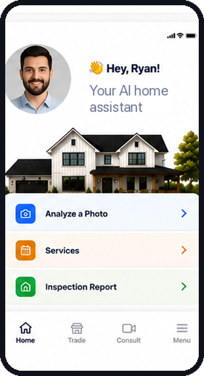The Inspect Canada app branded for a real-estate agent