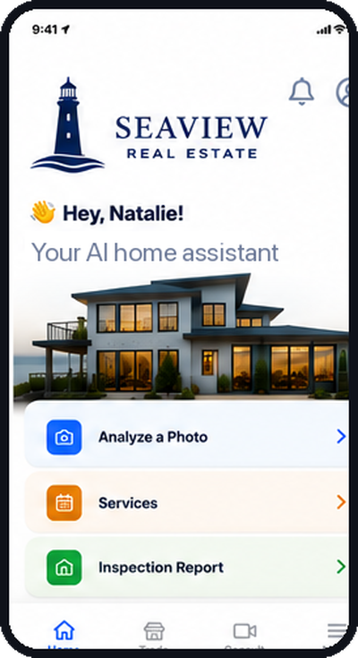 The Inspect Canada app branded for a real-estate brokerage