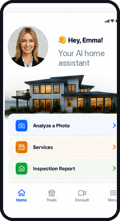 The Inspect Canada app branded for a real-estate agent